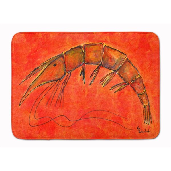 Carolines Treasures Shrimp Machine Washable Memory Foam Mat RDR2012RUG - main
